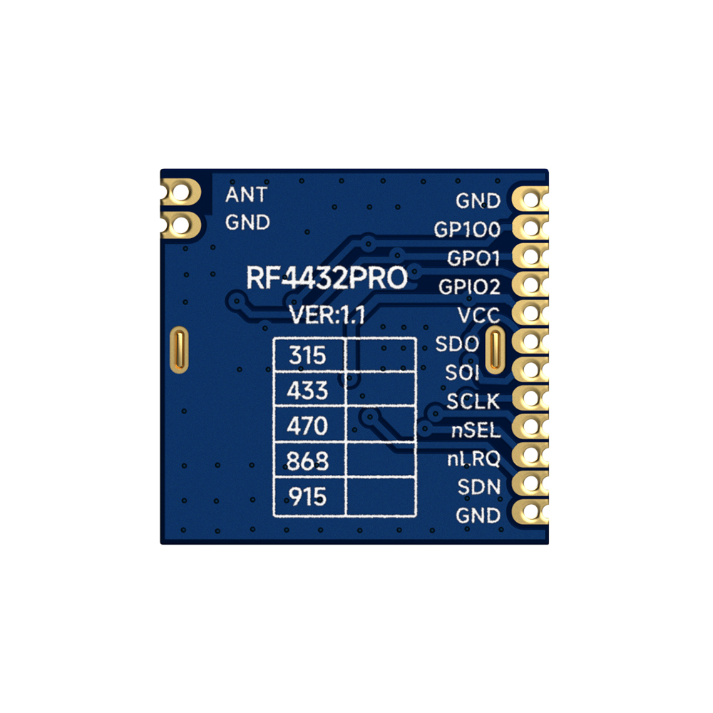 RF4432PRO :  Si4432 100mW 915MHz Wireless Module