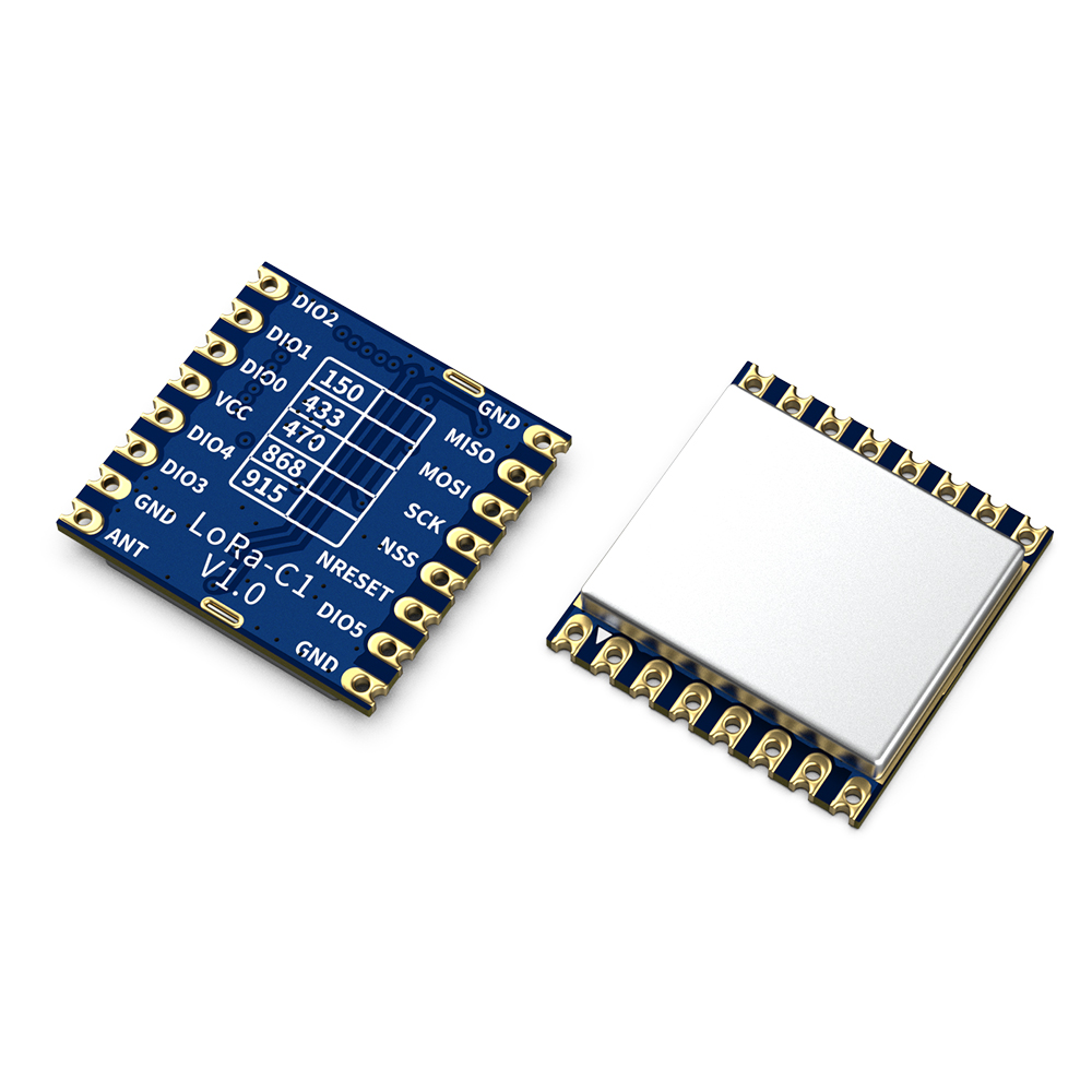 LoRa1278-C1 : 433/490MHz SX1278 LoRa Module With SPI Front End Module And ESD Protection