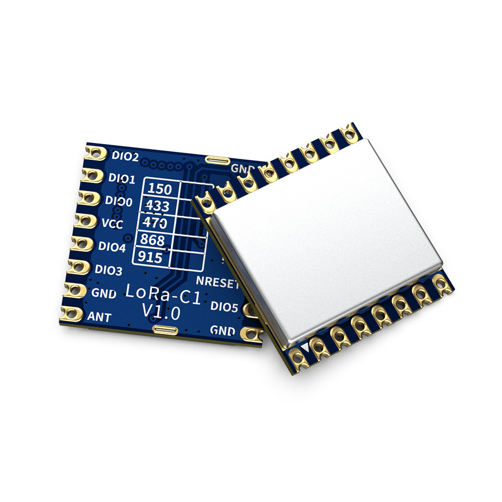 LoRa1278-C1 : 433/490MHz SX1278 LoRa Module With SPI Front End Module And ESD Protection