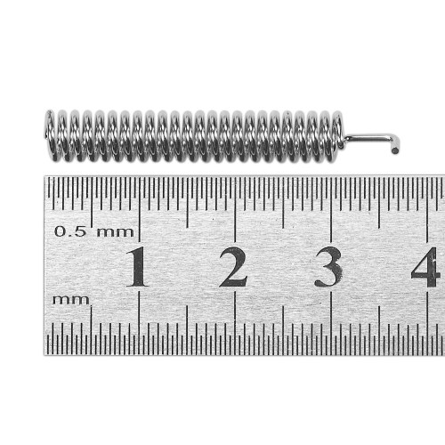 SW433-TH32DN : 433MHz Nickel Plated Spring Antenna 