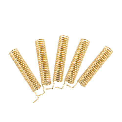 SW433-TH22 : 433MHz Gold Plated Helical Spring Antenna 