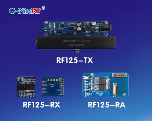 New: Low Power Consumption Wireless Air Wake-up 125KHz transmitter and receiver module RF125
