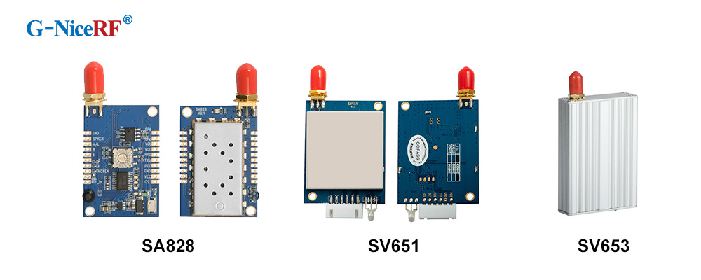 walkie talkie module SA828 and RF module SV651 and RF modem SV653