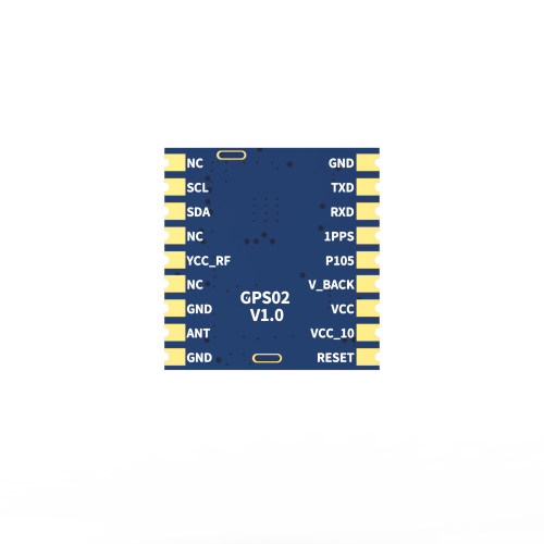 GPS02-UBX : Quad-Mode Satellite UBLOX GPS Module With Latest UBLOX IC M10 Series And ESD Protection