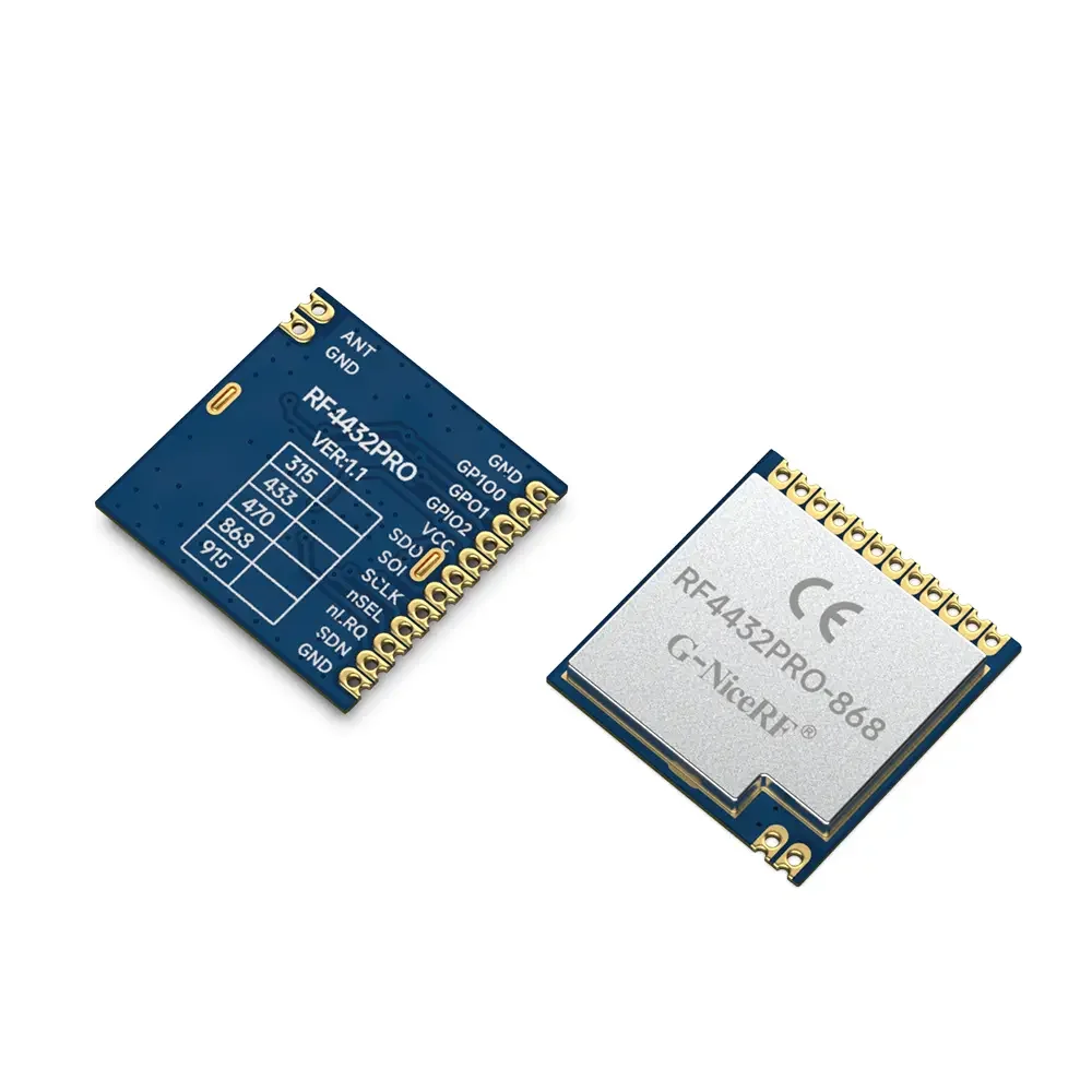 RF4432PRO : CE-RED Certified 868MHz RF Transceiver Module With Shield