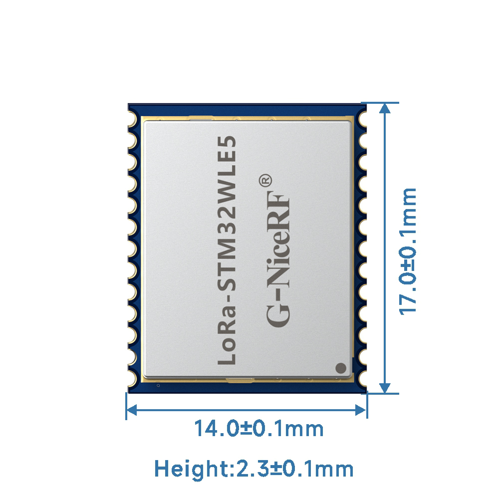  LoRa-STM32WLE5: SOC Wireless Module with Ultra-Small Size Built-in ARM Cortex-M4 Core