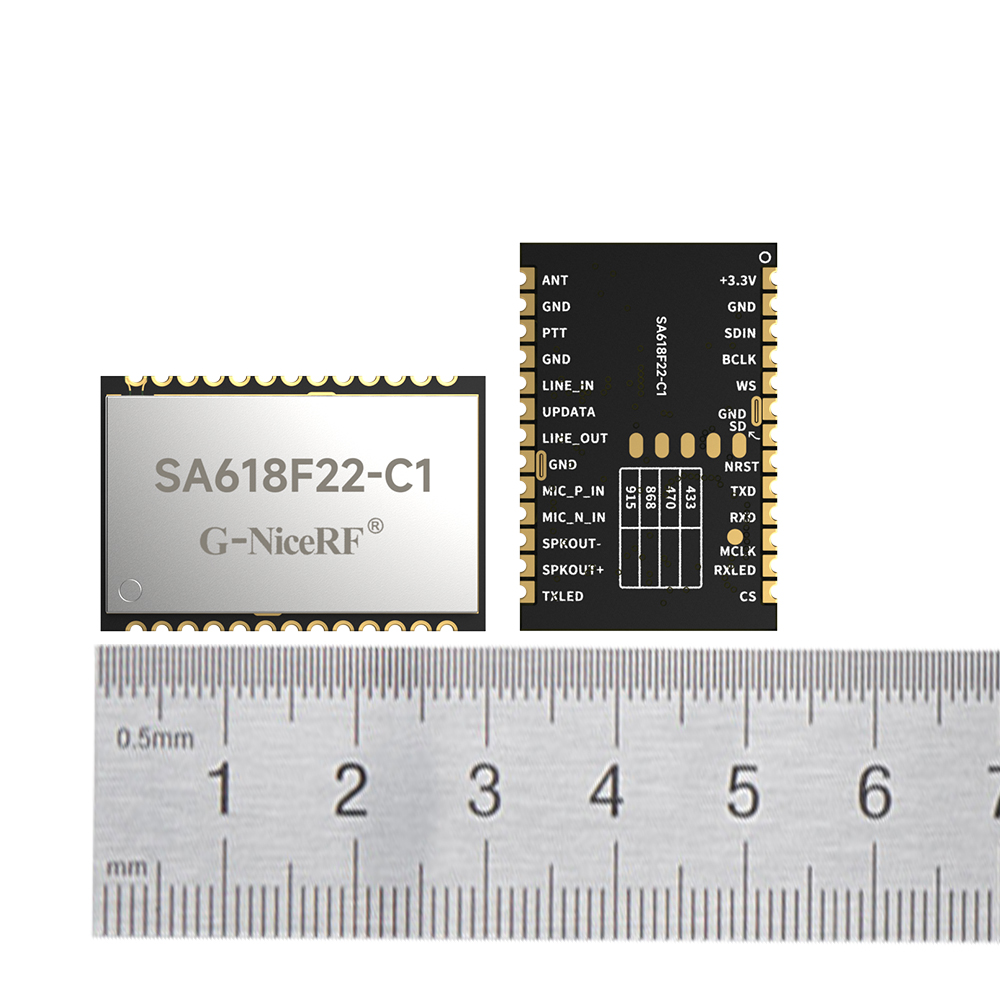 SA618F22-C1 Wireless Digital And Audio All-In-One Full-Duplex Transmission Module