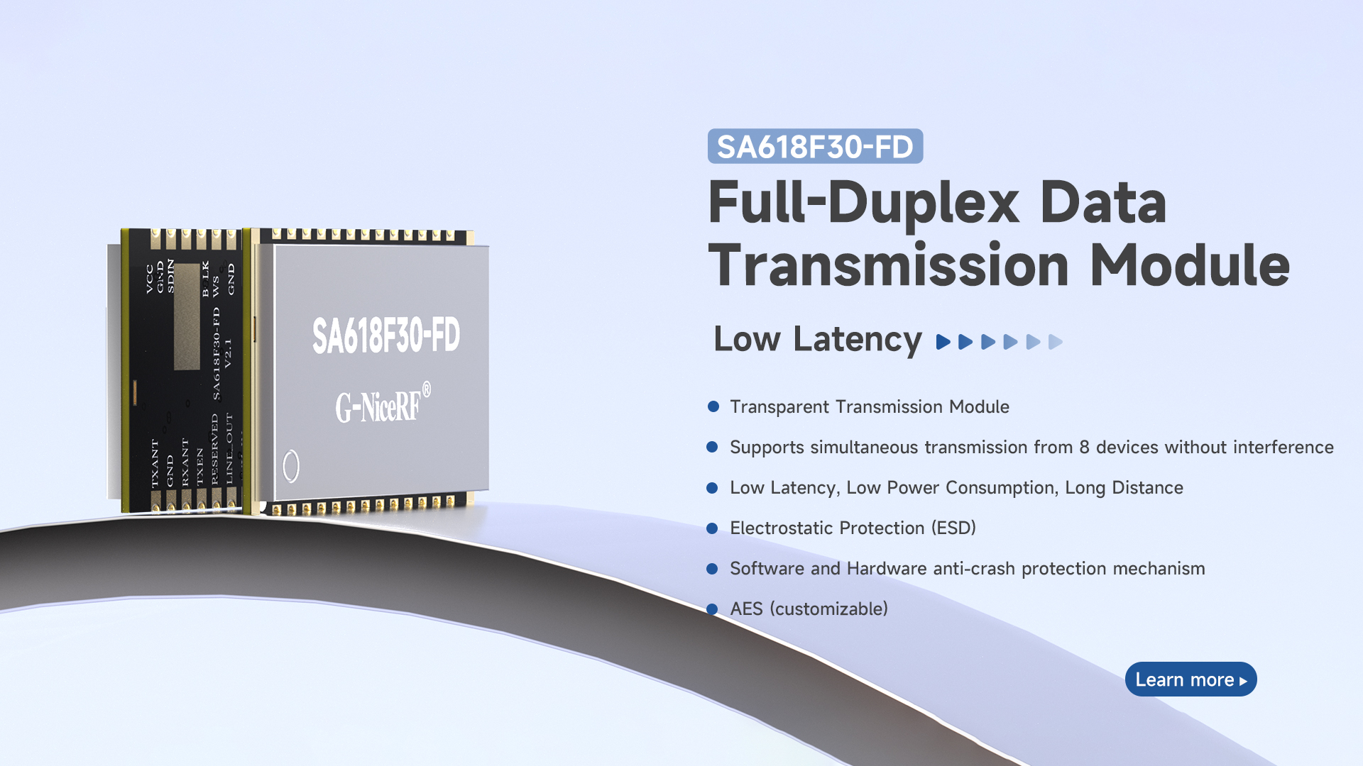 Full-duplex, multi-channel concurrent, low-latency data transmission solves industry signal congestion issues