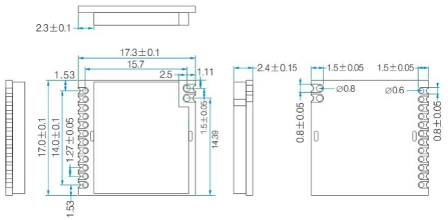 MECHANICAL DIMENSIONS