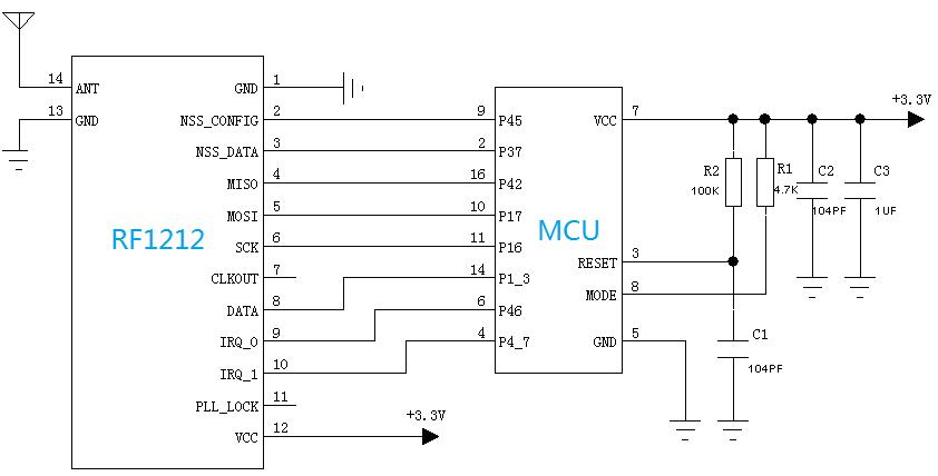 rf1212 Typical application circuit