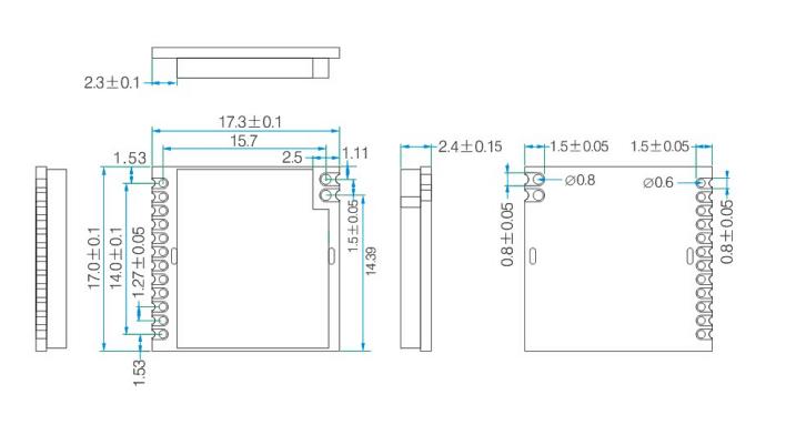 MECHANICAL DIMENSIONS