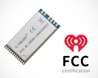 2.4 GHz RF Module LoRa1280F27/LoRa1281F27 passed FCC&CE Certification