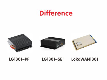 Difference between LoRaWAN Gateways LG1301-SE, LG1301-PF and LoRaWAN1301