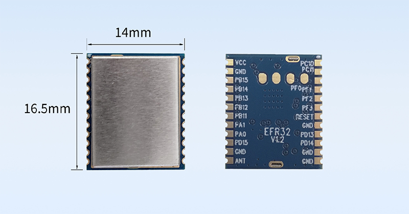 Low-power, high-performance, small-size wireless communication module EFR32