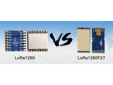 LoRa1280 and LoRa1280F27 wireless module parameter comparison