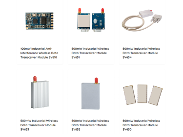 How does the wireless module perform transparent transmission?