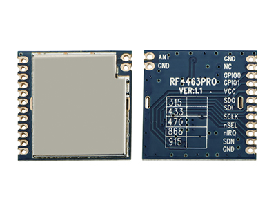 Wireless transceiver module RF4463PRO using Si4463 chip
