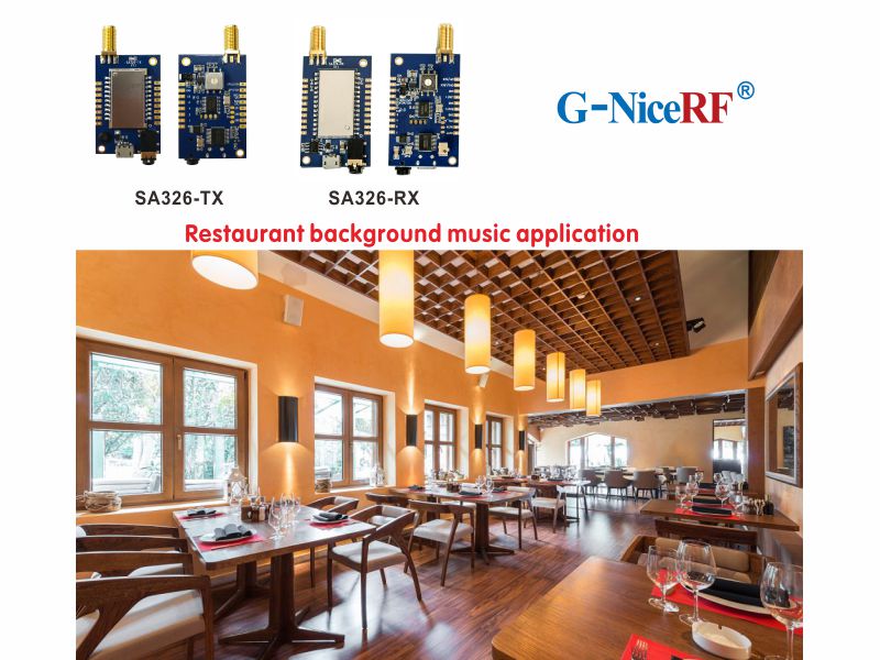 Wireless Audio Module SA326: Ideal for Restaurant Background Music Application