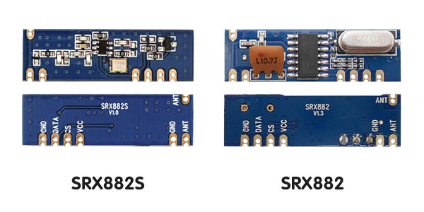 superheterodyne receiver module SRX882S and SRX882