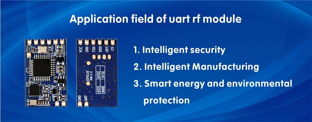 Application field of uart rf module