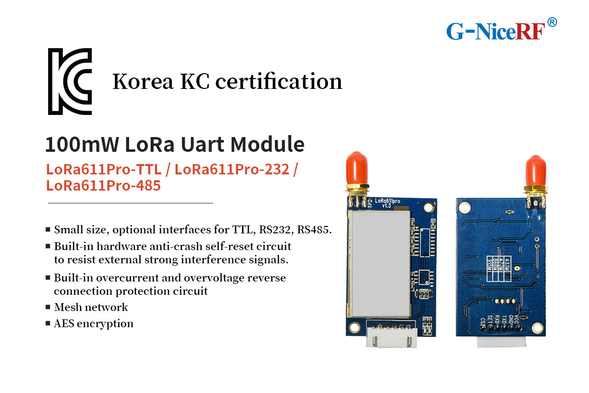 LoRa Uart Module LoRa611Pro-TTL, LoRa611Pro-232, LoRa611Pro-485