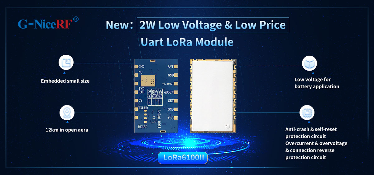 LLCC68 LoRa module LoRa6100II