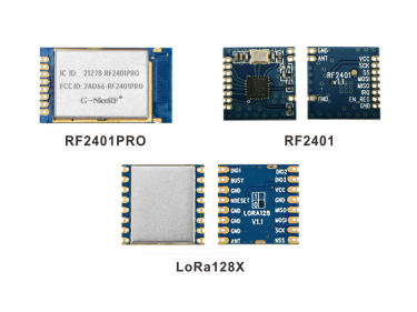 Comparison of three common 2.4 GHz transmitter and receiver module