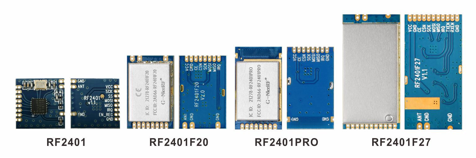 2.4 GHz RF Module RF2401, RF2401F20, RF2401F27, RF2401PRO