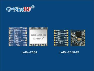 Difference between LLCC68 LoRa module LoRa-CC68 and LoRa-CC68-X1