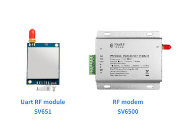 Differences between uart rf module and rf modem