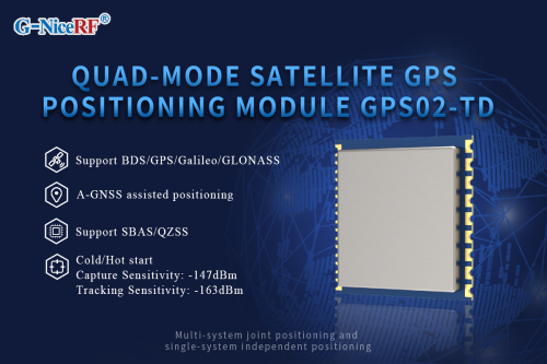 New: Low price, high accuracy Quad-mode satellite GPS module GPS02-TD